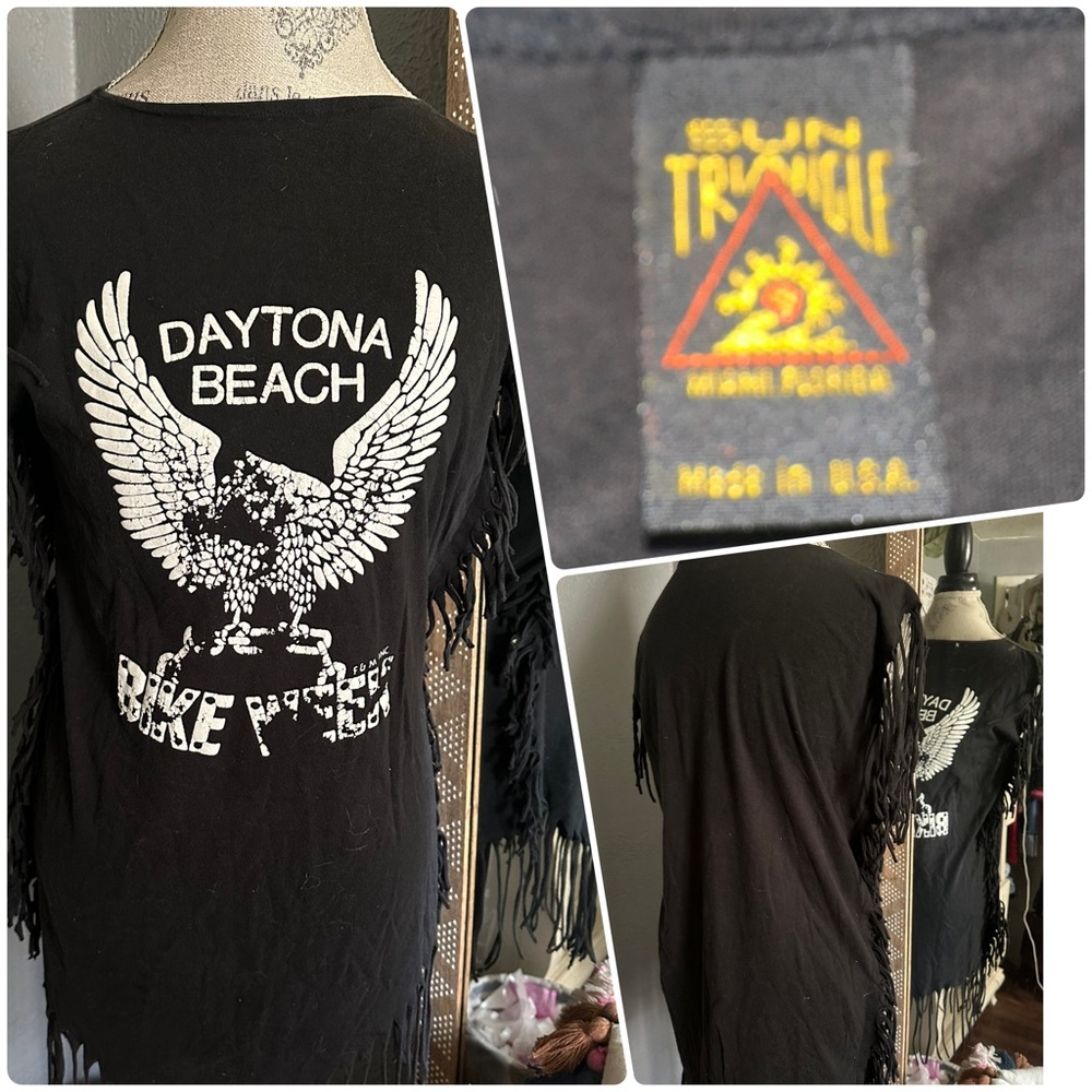 Sun Triangle | Daytona Beach Bike Week Fringe Top/Dress